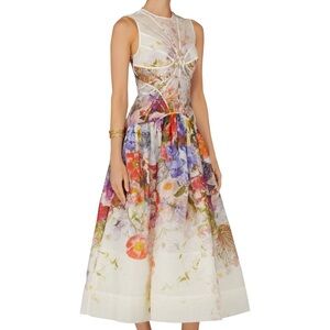 Zimmermann Prima Panelled midi dress